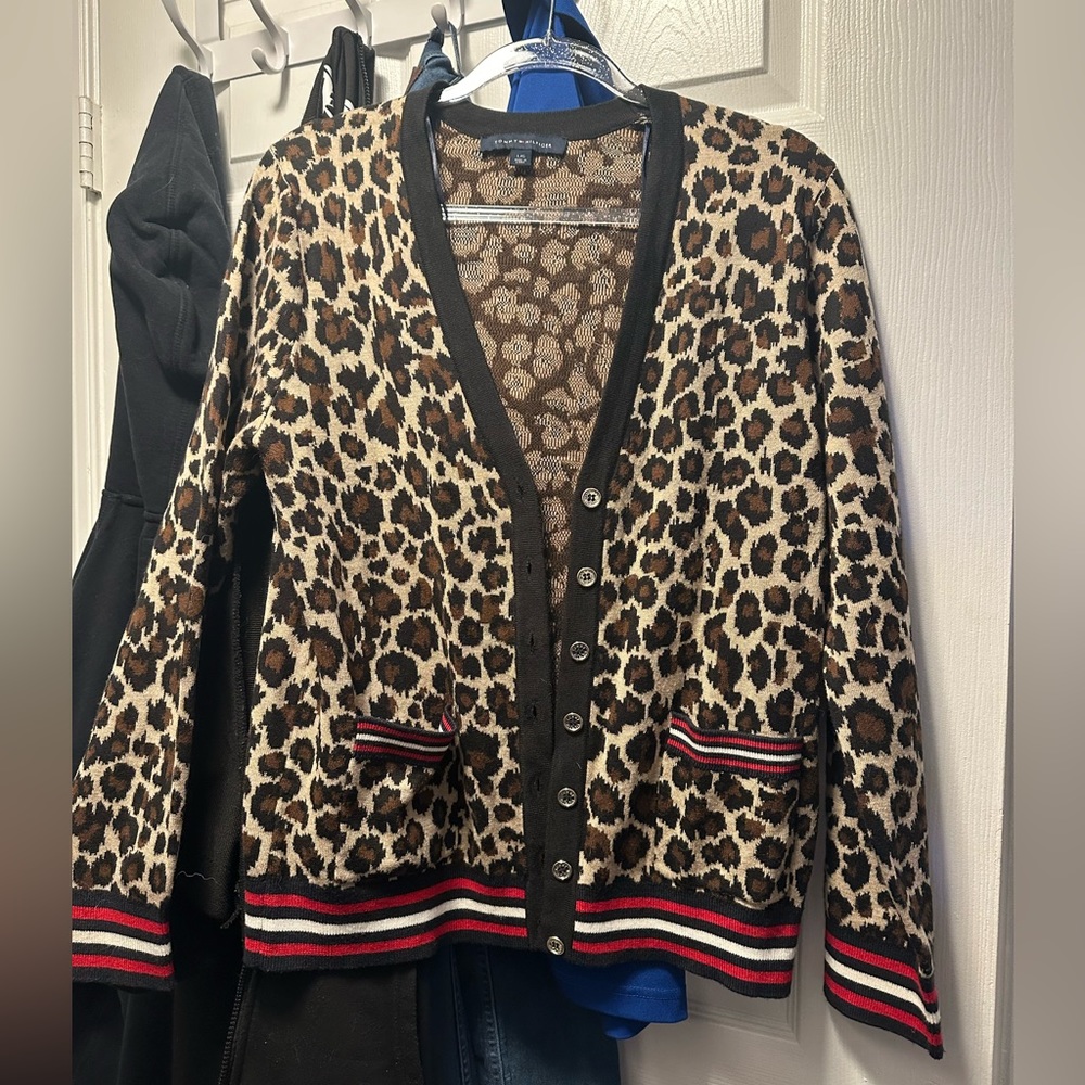 Leopard Print Cardigan